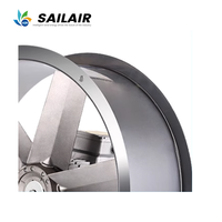 Ventilateur de sécheuse spécial, résistance à haute température, flux axial pour la circulation d'air chaud dans la salle de séchage