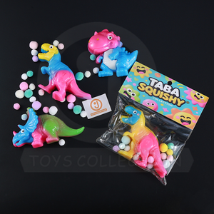 Nouveau design TPR Dinosaure coloré anti-stress Taba Squishy sensoriel Tyrannosaure Stégosaure Jouet à presser - Product Image 3