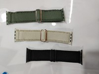 IVANHOE Bracelet en nylon avec lanière en dentelle pour Apple Watch 45 41mm 44mm 40mm, bracelet élastique pour IWatch Ultra 49mm 44 45 Series 5 6 7 SE 8