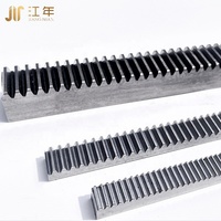 Crémaillère hélicoïdale modulaire en acier sur mesure, norme DIN M1-M6, dents droites de précision, usinage CNC, automatisation, fonderie de précision