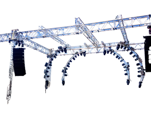 Structure de scène modulaire robuste en alliage d'aluminium pour DJ, totem lumineux, pour clubs, mariages, concerts, événements, spectacles et présentoirs de scène. - Product Image 1