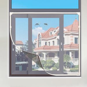 Hot Bán Tự Dính Từ Muỗi Bằng Chứng Màn Hình Cửa Sổ Có Thể Tháo Rời Có Thể Giặt Mùa Hè Cửa Sổ Cửa Sổ Màn Hình Nhà Máy - Product Image 3