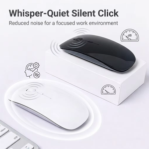 <span class=keywords><strong>Mouse</strong></span> Bluetooth di Terza Generazione con Controllo Magico, <span class=keywords><strong>Mouse</strong></span> Ottico Wireless Touch per Mac, Laptop, Tablet con LED - Product Image 1