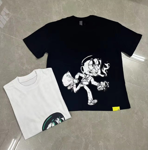 เสื้อยืดคอกลมโอเวอร์ไซส์ผู้ชาย ผ้าฝ้าย 100% นุ่มสบาย แขนสั้น ไหล่ตก ระบายอากาศ แห้งเร็ว ไม่ยับ - Product Image 3
