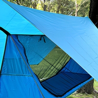 Hamac de camping avec moustiquaire 210T anti-moustiques pour l'extérieur