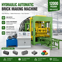 Machine à fabriquer des blocs entièrement automatique QT4-15, machine à fabriquer des pavés emboîtables, machine à fabriquer des briques de pavage en ciment
