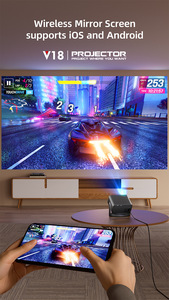 Nouveau Pas Cher Mini Vidéo 3D Smart Android Wifi Téléphone Mobile Mini Portable TV Projecteur Avec Base - Product Image 6