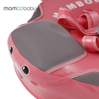 Mambobaby flotteur non gonflable pour bébé avec pare-soleil protection solaire et repose-pieds flotteur imperméable pour enfants