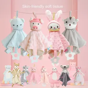 Sleeping Partner Source Manufacturer Baby Puppet Crystal Plush Toy 0-1 Doll Appeasing Towel