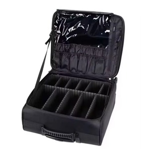 Échantillon Gratuit : Trousse de Maquillage Professionnelle en Oxford avec Poignée Extensible, Boîte de Rangement Grande Capacité pour Maquillage, Nail Art et Tatouage - Product Image 5