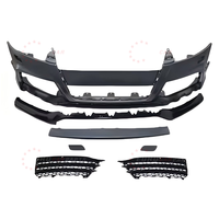 Kit carrosserie pour Audi TTS à TTRS Style Pièces de carrosserie Calandre de pare-chocs avant Jupes latérales Diffuseur arrière Embouts de silencieux d'échappement 2008-2014year