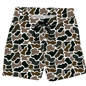 <span class=keywords><strong>Pantalones</strong></span> de playa de camuflaje informales <span class=keywords><strong>Pantalones</strong></span> <span class=keywords><strong>cortos</strong></span> transpirables Patrón de longitud cómoda Ropa de playa - Product Image 1