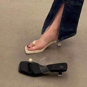 Sandales à talons hauts pour femme, sexy et élégantes, à bride cheville, à talon fin et bout pointu, pour mariage printemps-été - Product Image 6