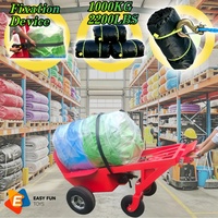 Chariot de transport électrique robuste 1000 kg avec treuil mobile pour jeux de carnaval et structures gonflables