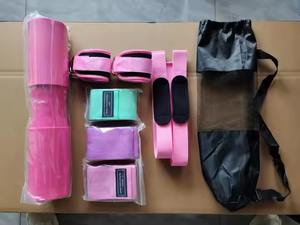 Ristersit, fabricante de tela, Fitness <span class=keywords><strong>Loop</strong></span> Band Set, gimnasio, ejercicio, glúteos, botín, cadera, banda de resistencia para culturismo - Product Image 2