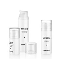 15ml 30ml 50ml Emballage cosmétique de gros Bouteille à pompe sans air rose