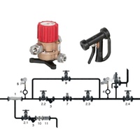 Système de régulateurs de pression pneumatiques industriels fiables VYC 513 514 614 avec raccord à bride pour chaudières et conduites