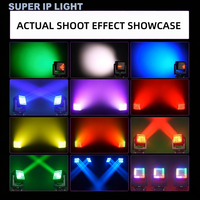Luz Móvil LED de Doble Cara 25x15W RGBW 4en1 con Efecto Beam, Wash y Strobe para DJ, Club, Escenario, Bar, Discoteca