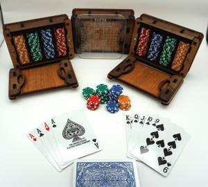 Juego de Póker Gambler39s OEM ODM ABS con Fichas y Cartas <span class=keywords><strong>para</strong></span> Fiestas, Hecho en China - Product Image 4
