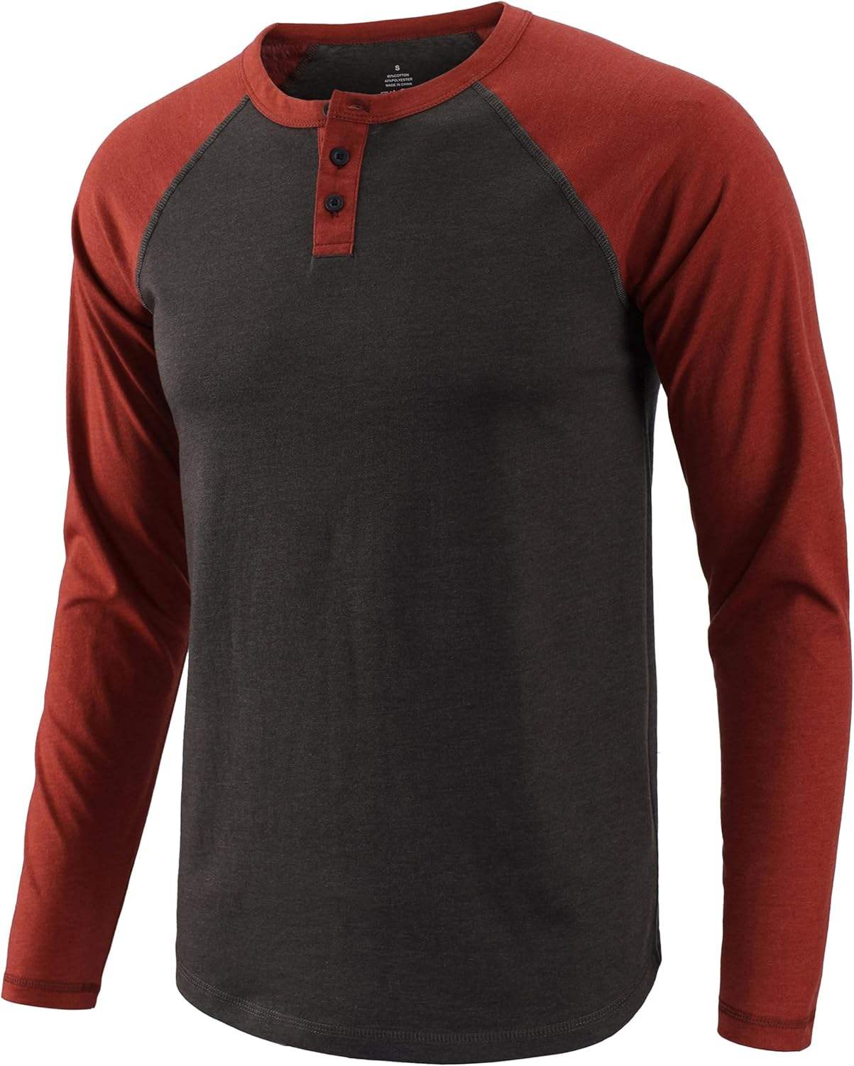 สีเทาเข้ม/สนิมแดง