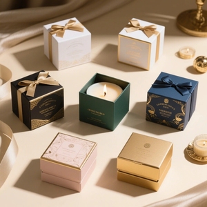 Vente en gros Boîte cadeau en forme de coeur pour la Saint-Valentin Bougies Cadeau de festival Emballage de luxe romantique Boîte cadeau personnalisée pour couples - Product Image 6