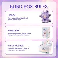 Nommi Fantasy World – Boîtes mystères en peluche mignonnes, figurines, porte-clés, jouets de collection, cadeau surprise, pendentif