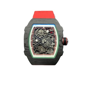 นาฬิกาข้อมือผู้ชายคุณภาพสูง ดีไซน์บางเฉียบ หนาเพียง 7.8 มม. รุ่น 6702 สีแดง ระบบอัตโนมัติเต็มรูปแบบ - Product Image 2