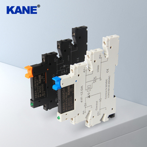 Kane hf41f 41f-1z-c4-16a 250VAC 14-16awg 024-zst Slim Relay ổ cắm chủ vít cố định PCB Din Rail Mount 6A kín bảo vệ - Product Image 1
