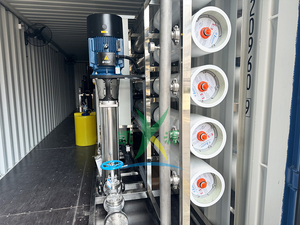 Container 20t h nước lợ TDS 3000ppm thẩm thấu ngược màng lớn Hệ thống thiết bị hệ thống lọc nước RO nhà máy - Product Image 2