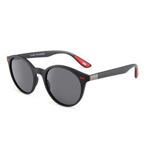 Lunettes de soleil rondes pour homme Conchen, polarisées UV400, monture PC, verres TAC, pour la conduite, la pêche, les sorties, protection solaire - Product Image 4