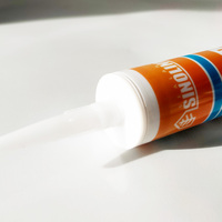 Factory Construct Glass Supar MSDS Liquid Tube Acetoxi Pegamento Negro Blanco GP Adhesivo Clear Aquarium Acetic Silicone Sealant