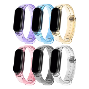 Nueva correa de reloj transparente para <span class=keywords><strong>Xiaomi</strong></span> Mi <span class=keywords><strong>Band</strong></span> 9 correa de reloj de repuesto transparente para <span class=keywords><strong>Xiaomi</strong></span> Mi <span class=keywords><strong>Band</strong></span> 9 8 7 <span class=keywords><strong>6</strong></span> - Product Image 6