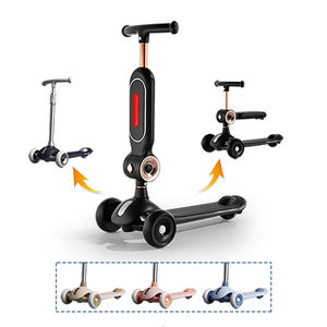 2025 nouveau Scooter pour enfants avec lumières et siège de musique <span class=keywords><strong>poteau</strong></span> à hauteur réglable pour 3-12 ans enfants Kick Scooter pour tour jouet - Product Image 1