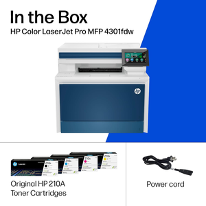 Imprimante laser couleur tout-en-un sans fil HP Color LaserJet Pro MFP 4301fdw - Product Image 4