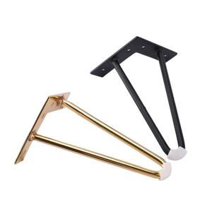 Bán Buôn Tự Làm Nhiệm Vụ Nặng Nề Công Nghiệp Kim Loại Màu Đen Kẹp Tóc Bảng Chân Vàng Cà Phê Ăn Uống Gang Đen Kẹp Tóc Bàn Cà Phê Chân - Product Image 2