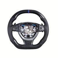 Volant sport en fibre de carbone forgée pour BMW F10 F11 F07 F06 F12 F13 LCI M F30 F31 F32 F33 F36 F80 M3 F82 M4 M5 G30 X E