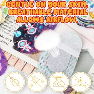 แผ่นปิดตาแบบมีกาวสำหรับเด็กผู้ชาย 60 ชิ้น, แผ่นปิดตา 12 แบบน่ารักสำหรับเด็กผู้ชายและเด็กเล็ก - Product Image 5