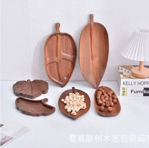 Vassoio in Legno Stile Giapponese, Design Irregolare Ecologico, Piatto da Pranzo per Ristorante, Sushi, Salmone, Frutta Secca, Dessert, per Campeggio - Product Image 2