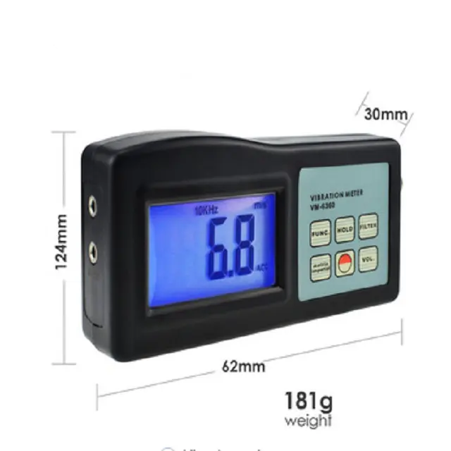 VM-6360 Pocket Trillingen Meter, Trillingen Test Systeem