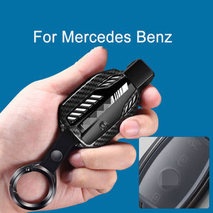 Funda Protectora de Aleación de Zinc para Llave de Auto Mercedes-Benz CLA180 CLS350 GLB GLA GLE GLC GLK GLS ML250 R320 S400 Clase E C260L E260 - Product Image 3