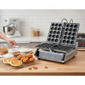 เครื่องทำขนมโฮเต็คอัตโนมัติรุ่นใหม่จากเกาหลี CookTech ทำขนมวอลนัทเค้ก ควบคุมด้วยระบบสัมผัส ดิจิตอล สมาร์ทคอนโทรล ผลิตจากสแตนเลส รวดเร็ว - Product Image 3