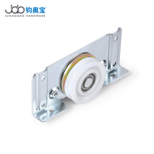 JOBシングルサイドソフトクロージングスライディングドアローラー付き家具ホイール付きストッパープーリー付きスライドドア木製ワードローブ - Product Image 5