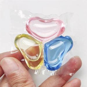 OEM 3-in-1 floreale ottuplicato concentrato Gel per bucato usa e getta per il lavaggio di indumenti cialde di sapone liquido - Product Image 1