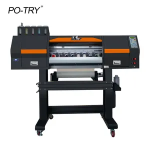 PO-TRY nuova macchina aggiornata della stampante DTF della pellicola del trasferimento di calore da 60cm adatta a vari tessuti
