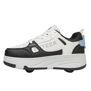 Zapatillas Deportivas de Alta Calidad con Parte Superior de Tela de Algodón para Niños y Niñas, Zapatillas Explosivas con Suela de Goma para Patinaje sobre Ruedas - Product Image 1