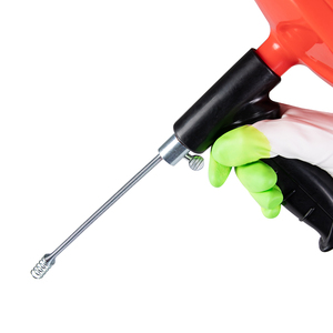Sonda manuale <span class=keywords><strong>a</strong></span> <span class=keywords><strong>molla</strong></span> per la pulizia di tubi di scarico domestici, 1.3mm 7m, per lavelli, in PP ecologico, Pental Rosso + Nero, 1.2kg - Product Image 1
