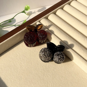 Nuevo y Popular Diseño Único 2026: Horquilla de Cereza con Diamantes de Imitación, Horquilla de Moda para Mujer, Venta al por Mayor de Accesorios para el Cabello - Product Image 3