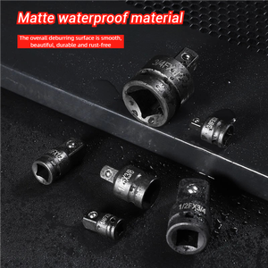 อะแดปเตอร์ลม 3/4 นิ้ว อะแดปเตอร์ประแจไฟฟ้า 1/2 นิ้ว อะแดปเตอร์ปืนลม 3/8 นิ้ว แบบสี่เหลี่ยม สำหรับงานอุตสาหกรรม สีดำฟอสเฟต - Product Image 6