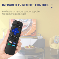 Télécommande pour Roku TV Télécommande pour la télévision et les appareils de diffusion en continu Télécommande multi-appareils tout-en-un avec configuration rapide