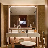 Téléviseur intelligent de luxe 22 pouces avec miroir dissimulé, étanche IP65, pour salle de bain, idéal pour hôtels quatre saisons, miroir TV standard pour salle de bain